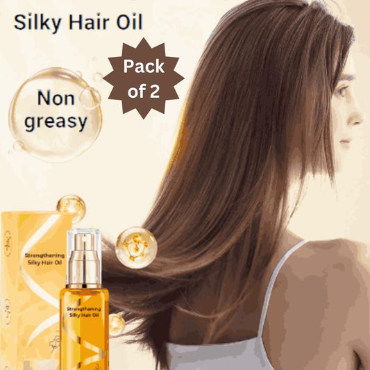 Straitening Silky Hair Oil 250 ML (Pack of 2)